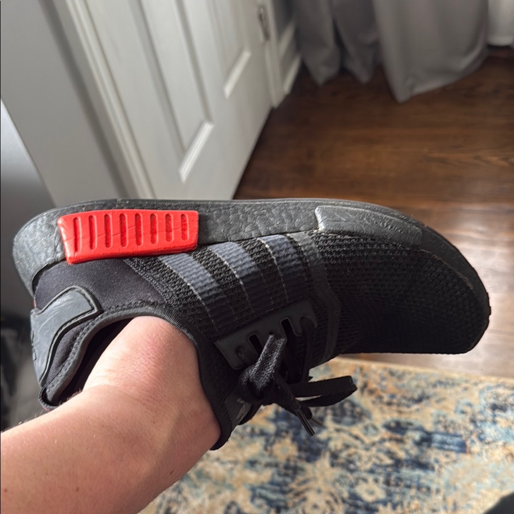 Adidas Black and Red Sneakers Modern Minimalist Design - Picture 6 of 6